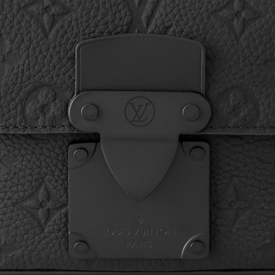 Túi Louis Vuitton S Lock Sling Bag Nam Đen